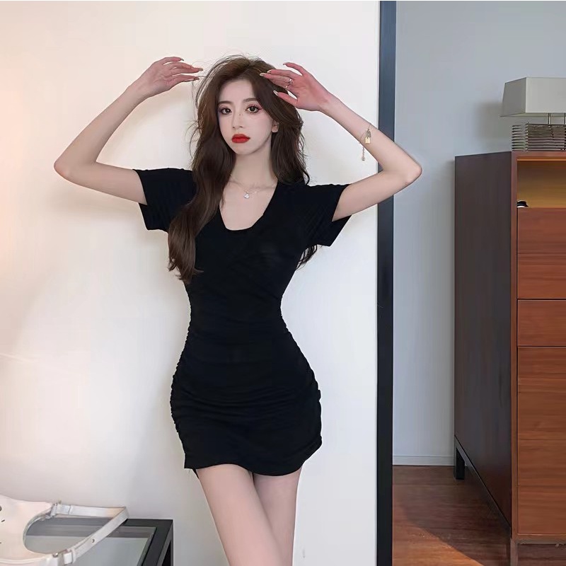 Đầm PERTY lụa quyến rũ phong cách Hàn Quốc thời trang mùa hè cho nữ