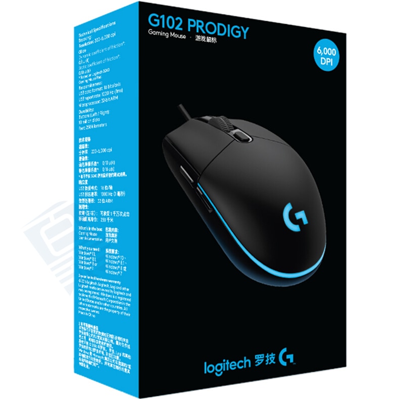 Chuột Gaming G102 Prodigy Quang Học Có Dây 8000dpi