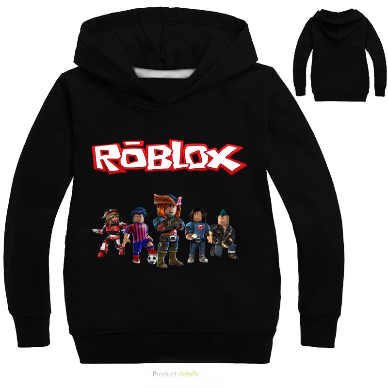 Áo hoodie dài tay in hình Roblox mới lạ cho bé