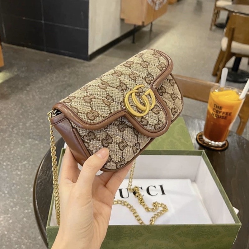 Túi gu ci đeo chéo zize 18 chất đẹp ( không hộp )