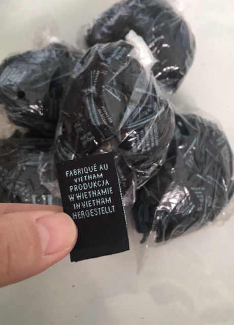 100 Nhãn Vải Dệt Size Quần Áo S/M/L/XL