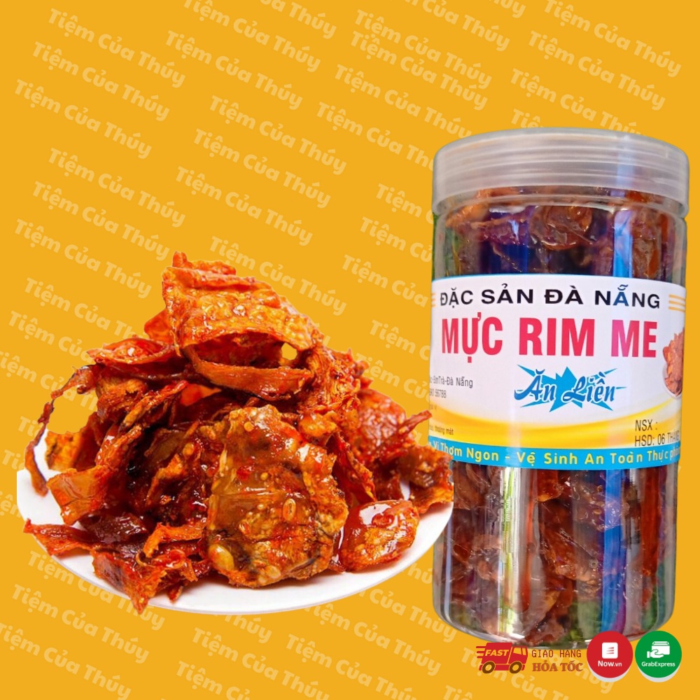 Mực rim me chuẩn vị Đặc Sản Đà Nẵng hũ 500gr mực câu rim me nguyên con thơm ngon đậm vị truyền thống