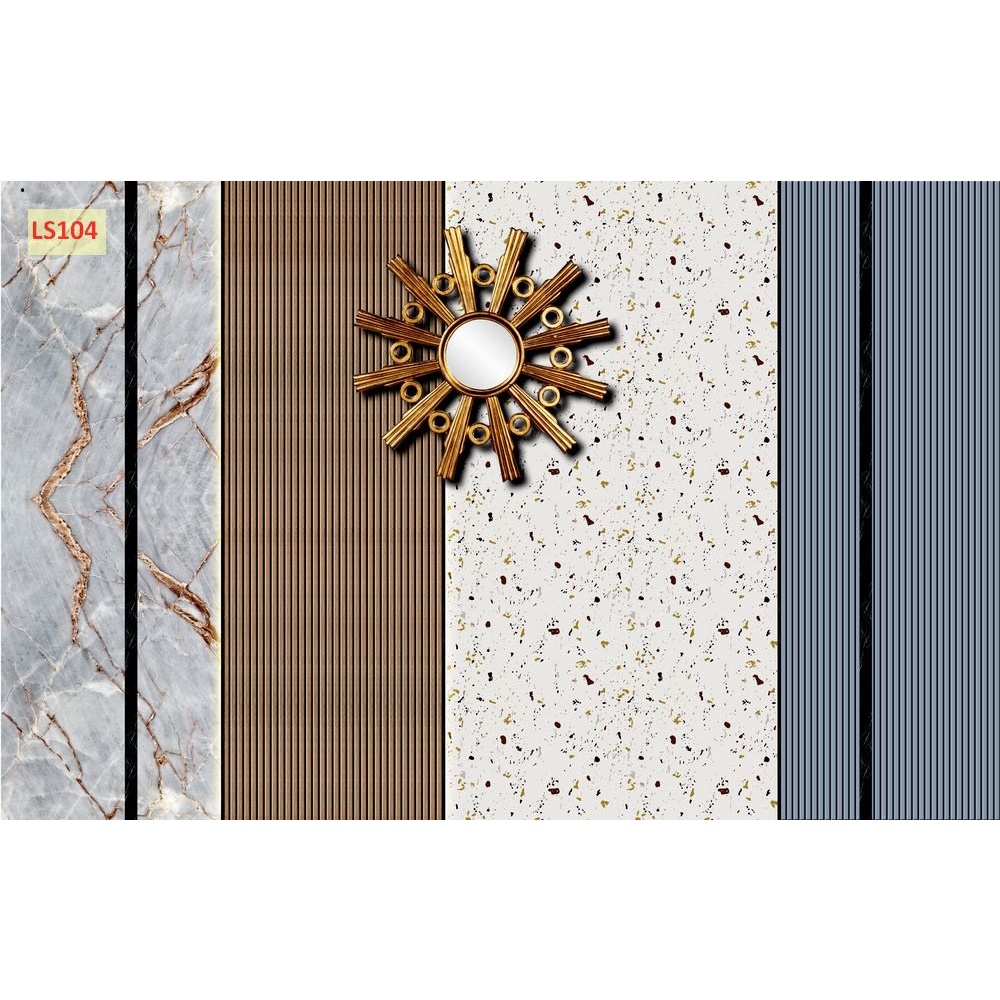 Phông Nền Livestream 3D 5D Họa Tiết Lam Sóng đẹp mắt, phù hợp nhiều không gian, phòng ốc, làm theo kích thước yêu cầu