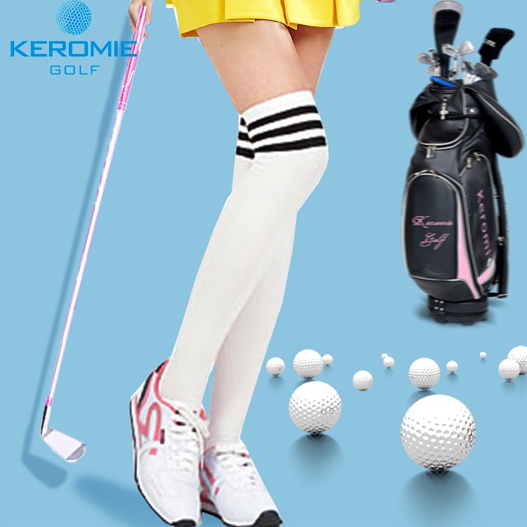 Tất golf nữ cao cổ thể thao thoáng khí 4 mùa Fashion City thấm hút mồ hôi cực tốt TG007