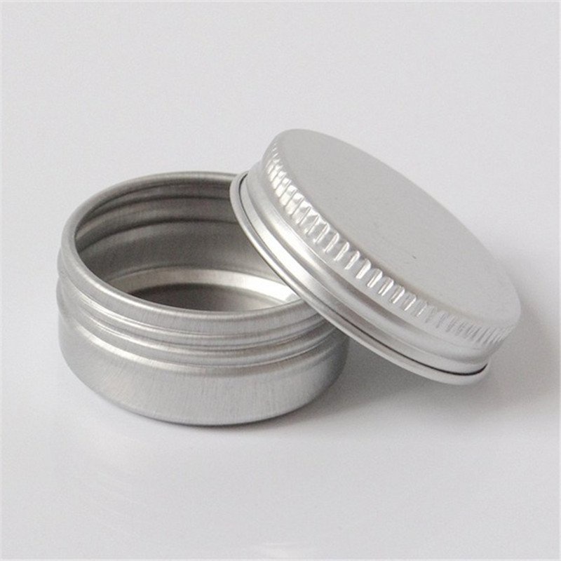 50 Hũ nhôm tròn 200g - Lọ thiếc đựng mỹ phẩm, mask; Hủ chiết gel