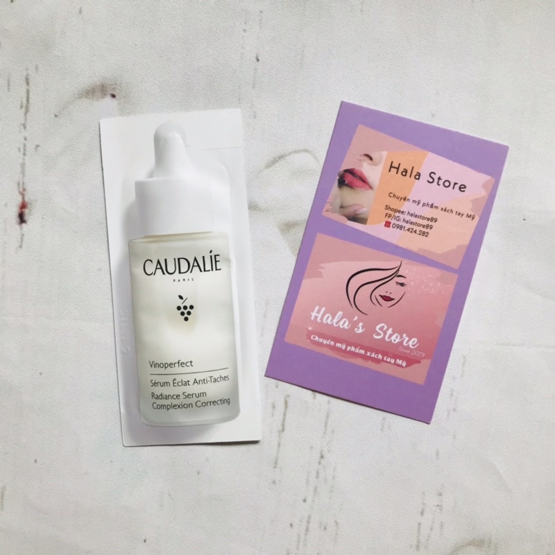 Caudalie (Bản cải tiến 2021) Tinh chất giảm thâm nám, ngừa lão hóa RADIANCE SERUM COMPLEXION CORRECTING VINOPERFECT 10ml