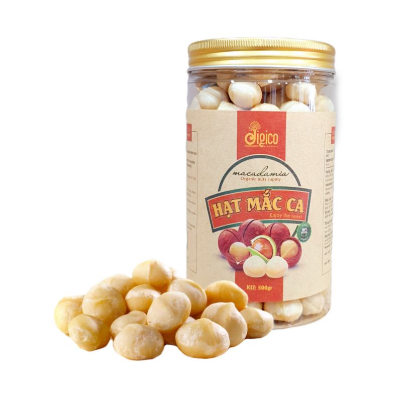 Nhân mắc ca Úc sấy nguyên hạt size hạt to, độ ẩm dưới 1.7%