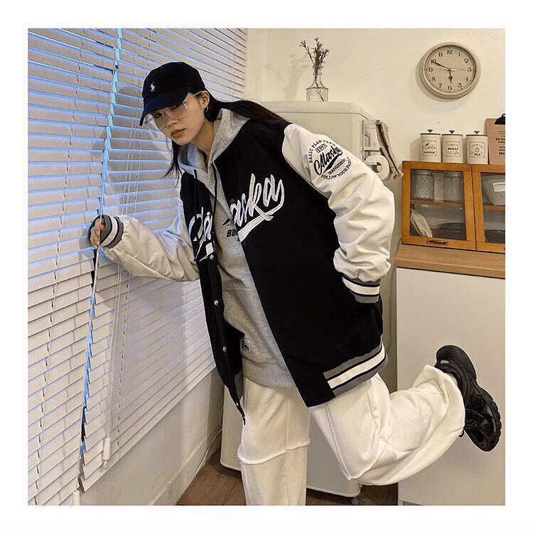 Áo khoác dù bomber 2 lớp HOTTREND cổ tròn cực đẹp thời trang hottrend tôn dáng form rộng hàn quốc LANA FASHION