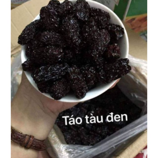 Táo tàu đen 0.5kg,đóng túi zip lịch sự sang trọng, dùng ngâm, nấu chè, pha trà, ăn ngay rất ngọt và ngon thơm bổ dưỡng