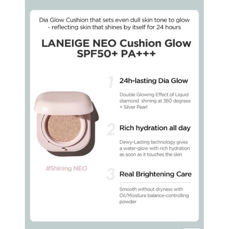 Phấn nước Neo Cushion Laneige (ko kèm refill) | BigBuy360 - bigbuy360.vn