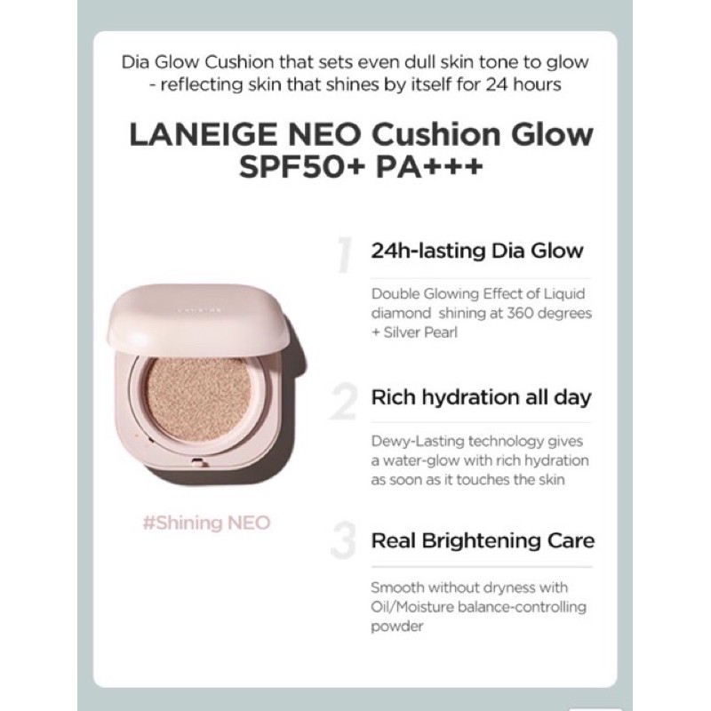 Phấn nước Neo Cushion Laneige (ko kèm refill)