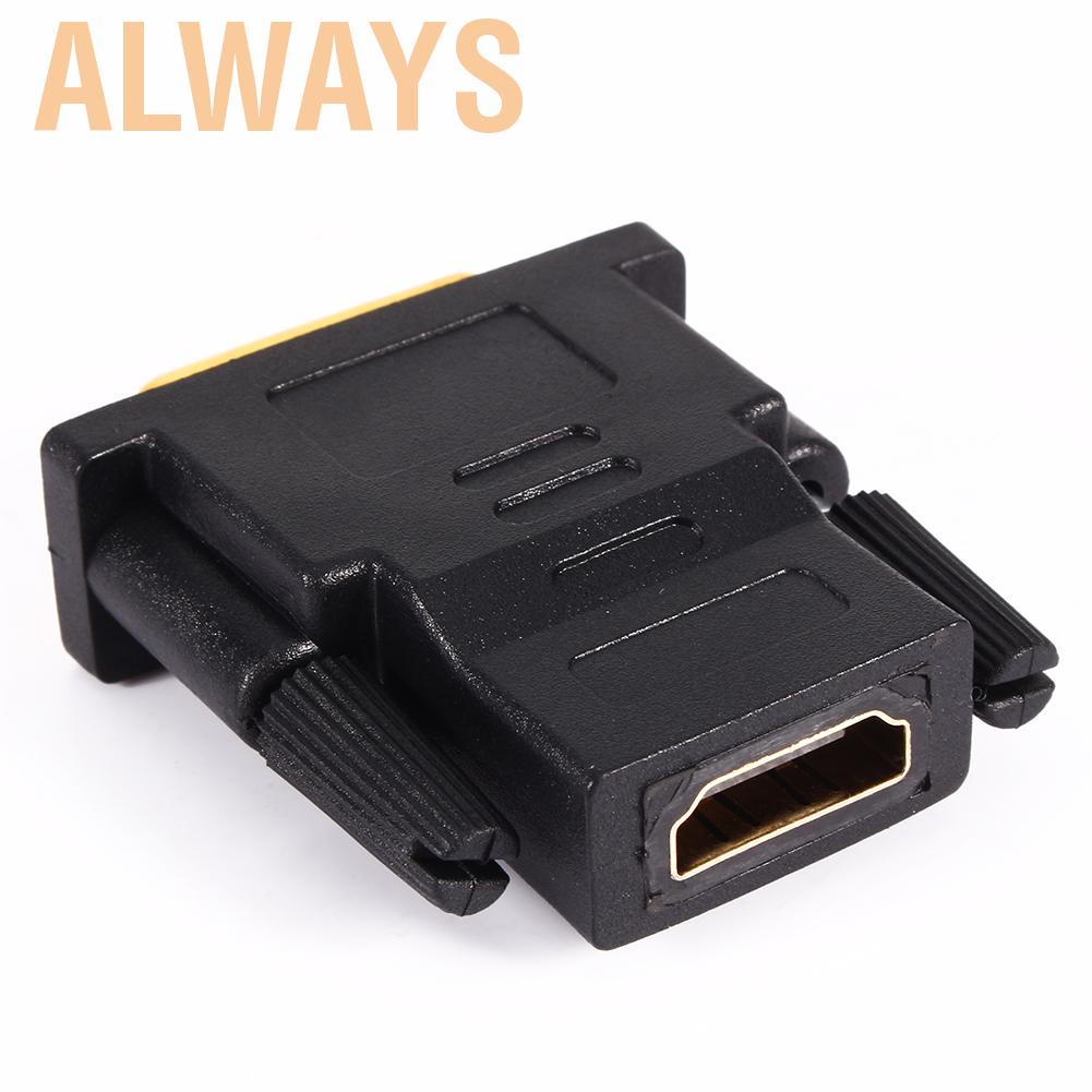 Cáp Chuyển Đổi Từ Cổng Dvi 24 + 1 Đực Sang Hdmi Cái