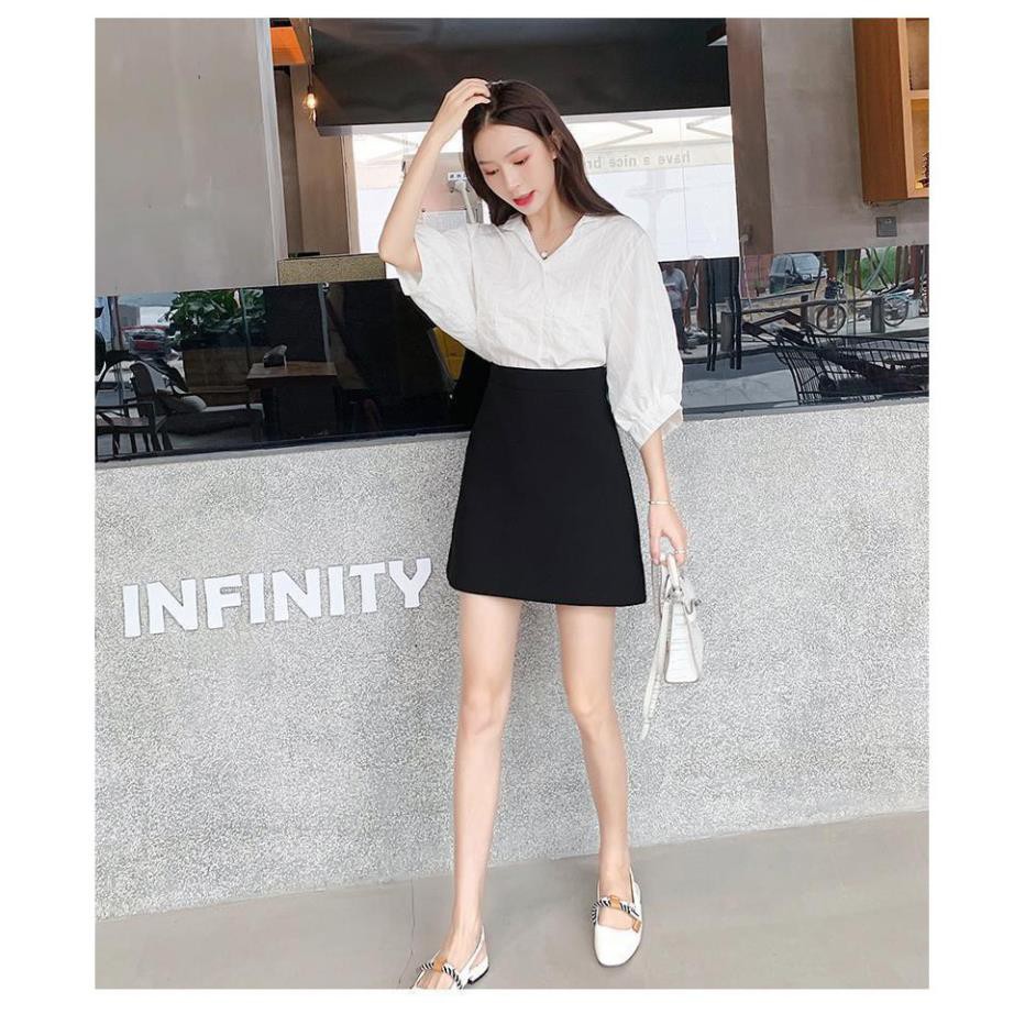 Chân Váy Chữ A, Chân Váy Đen Ngắn Lưng Cao ( Có Lót Quần ) Chất Vải Vitex Mặc Đi Làm, Đi Học, Đi Chơi Đều Đẹp. | BigBuy360 - bigbuy360.vn