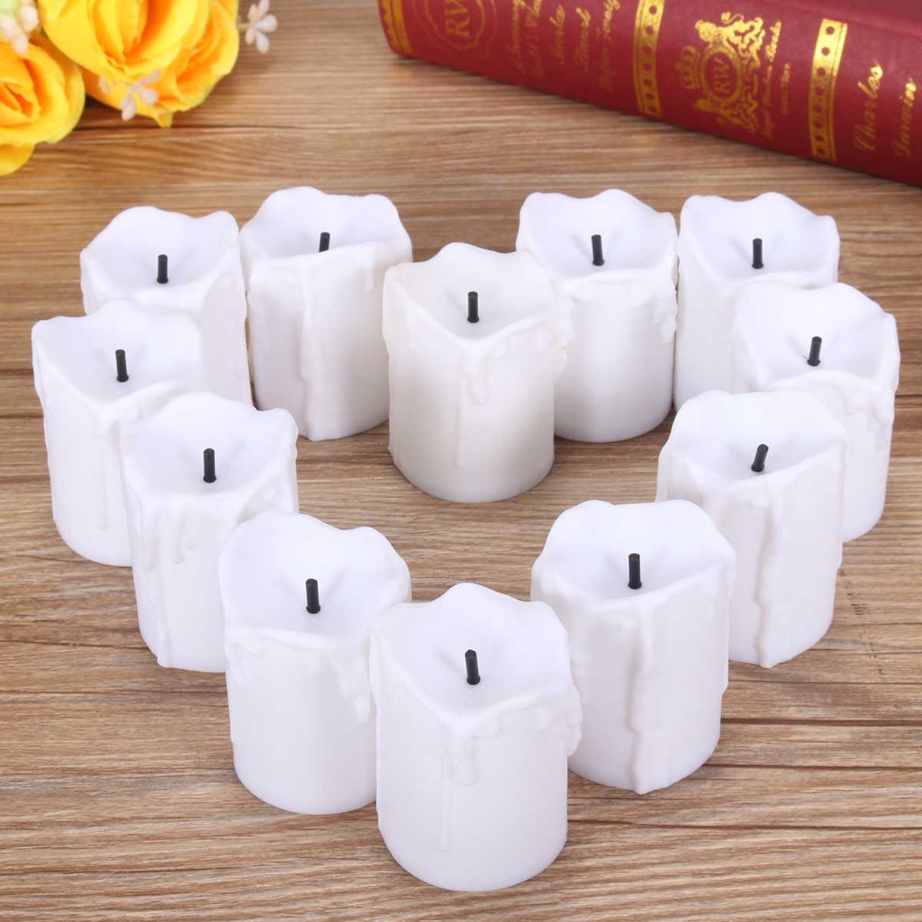 Đèn nến LED điện tử lãng mạn sáng tạo trang trí nhà ở/tiệc cưới/Giáng sinh