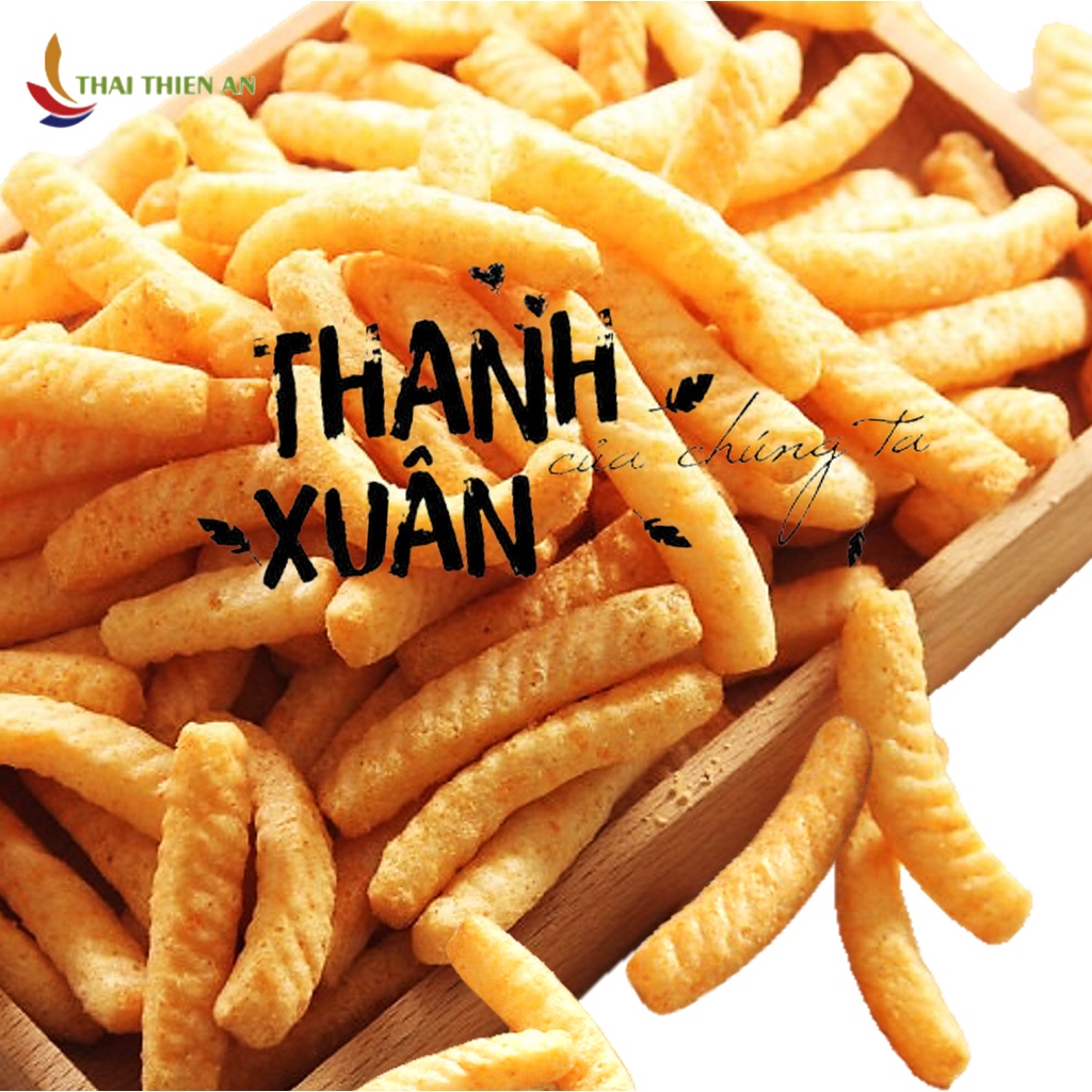 Bánh phồng tôm Thái Lan ODERVE 100gr - lon snack phồng tôm que