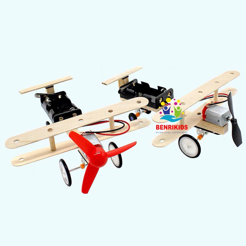 Đồ Chơi Stem Bộ Lắp Ghép Máy Bay Phản Lực Bằng Gỗ Theo Phương Pháp Giáo Dục Khoa Học Stem Steam