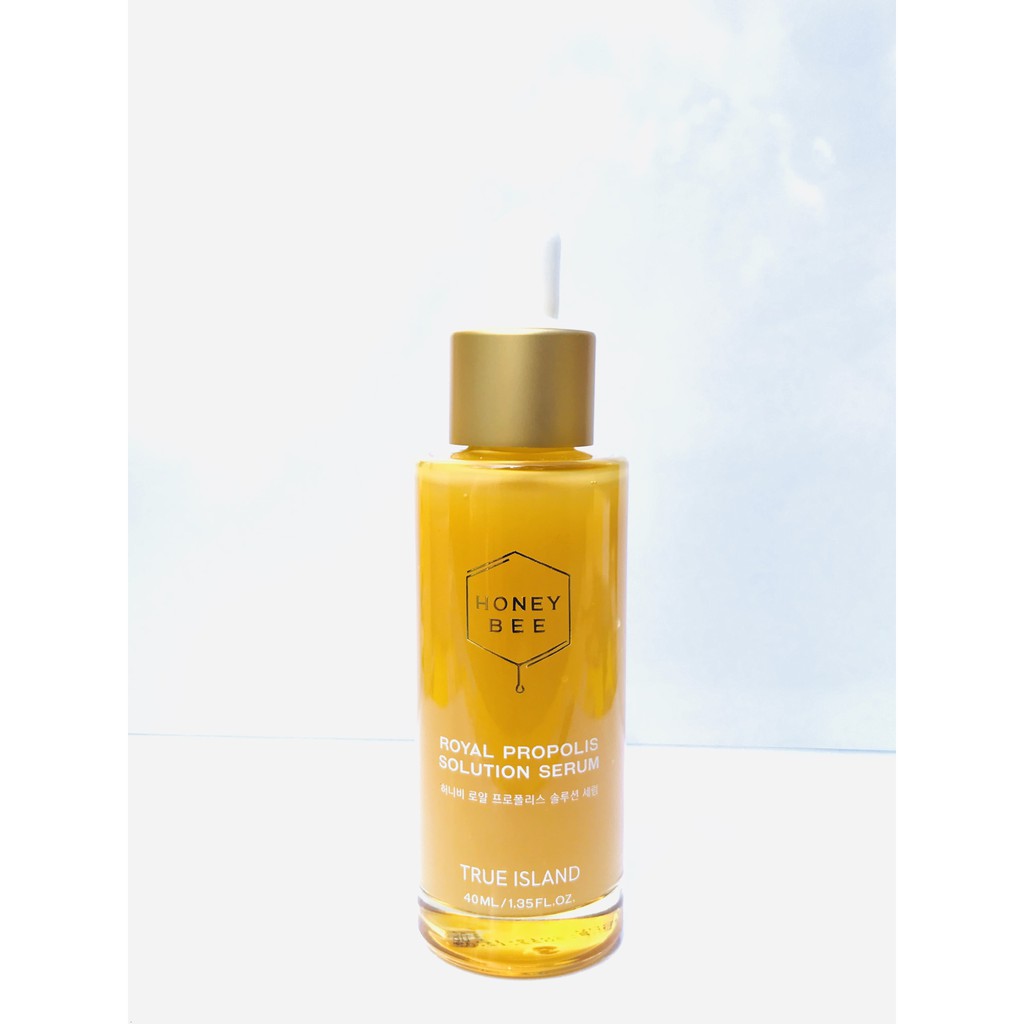 ✅ Serum KEO ONG TRUE ISLAND Honey Bee ROYAL PROPOLIS SOLUTION ✨ giúp khỏe & trắng sáng da ✨ - Dành cho Da Dầu Mụn