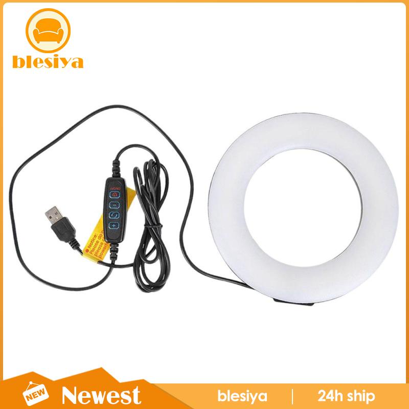 [Blesiya] Vòng Đèn Led Trợ Sáng Quay Video Trang Điểm Có Thể Điều Chỉnh Độ Sáng