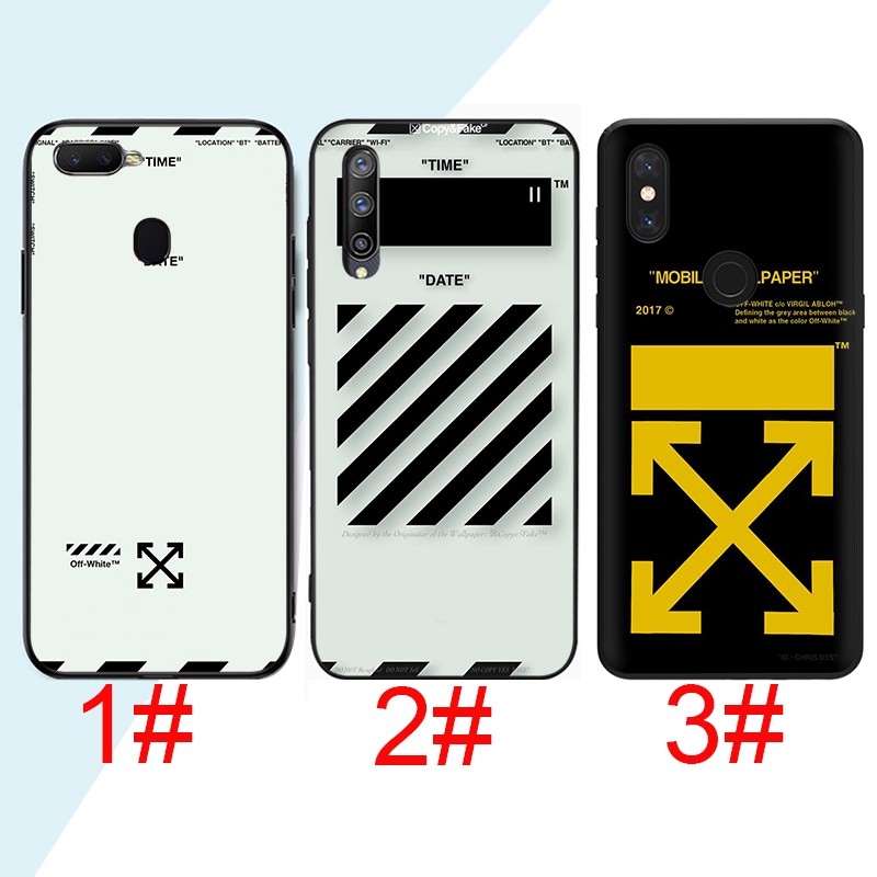 S136 off white Vivo Y11 Y11S Y12 Y15 Y17 Y19 Y5S Y53 Y55 Y69 Y71 Y81 Y91C Y93 Y95 Y20 Y30 Y50 Y70 Soft Phone Case