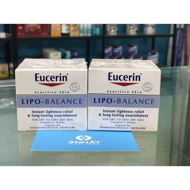 Kem dưỡng Eucerin Lipo Balance cho da khô, da nhạy cảm