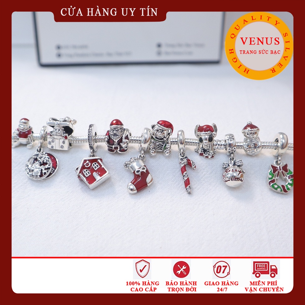Charm Noel- Bộ sưu tập charm Giáng sinh- Trang sức bạc Venus