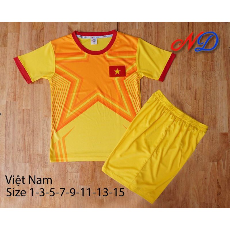 Bộ Đồ Đá Banh Trẻ em Đội tuyển Việt Nam
