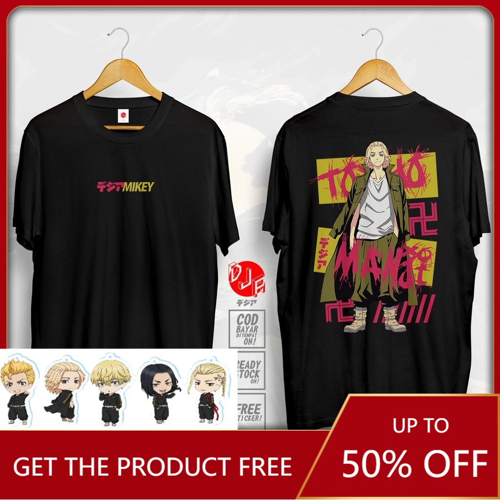 Áo thun tay ngắn in hình Manjiro Sano anime Tokyo Revengers | BigBuy360 - bigbuy360.vn