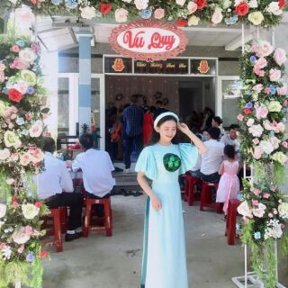 Áo dài tay bồng