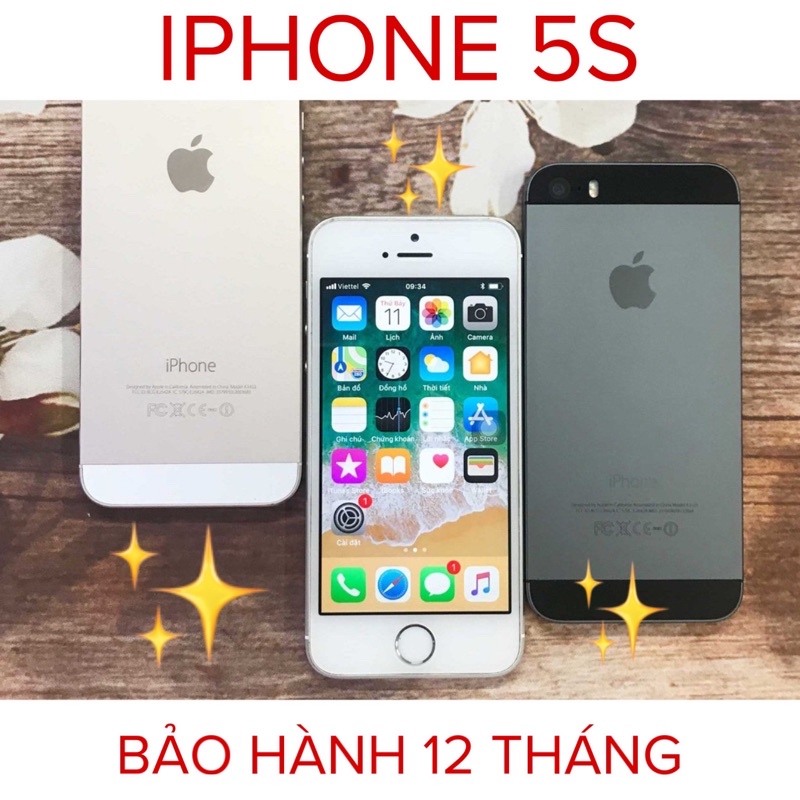 Điện thoại 5s 16gb zin bản quốc tế có bảo hành toàn quốc