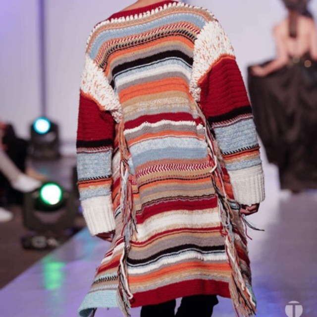 Áo choàng len đan tay phong cách Bohemian | BigBuy360 - bigbuy360.vn