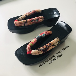 Geta nữ/guốc gỗ Nhật Bản m21051