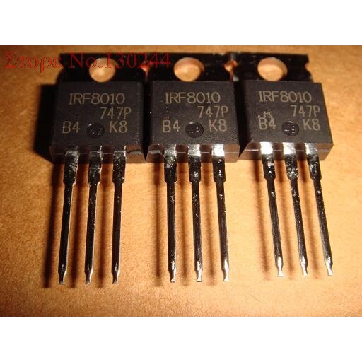 Bộ 10 Linh Kiện Điện Tử IRF8010 IRF8010P IRF8010PBF TO-220 100V 80A