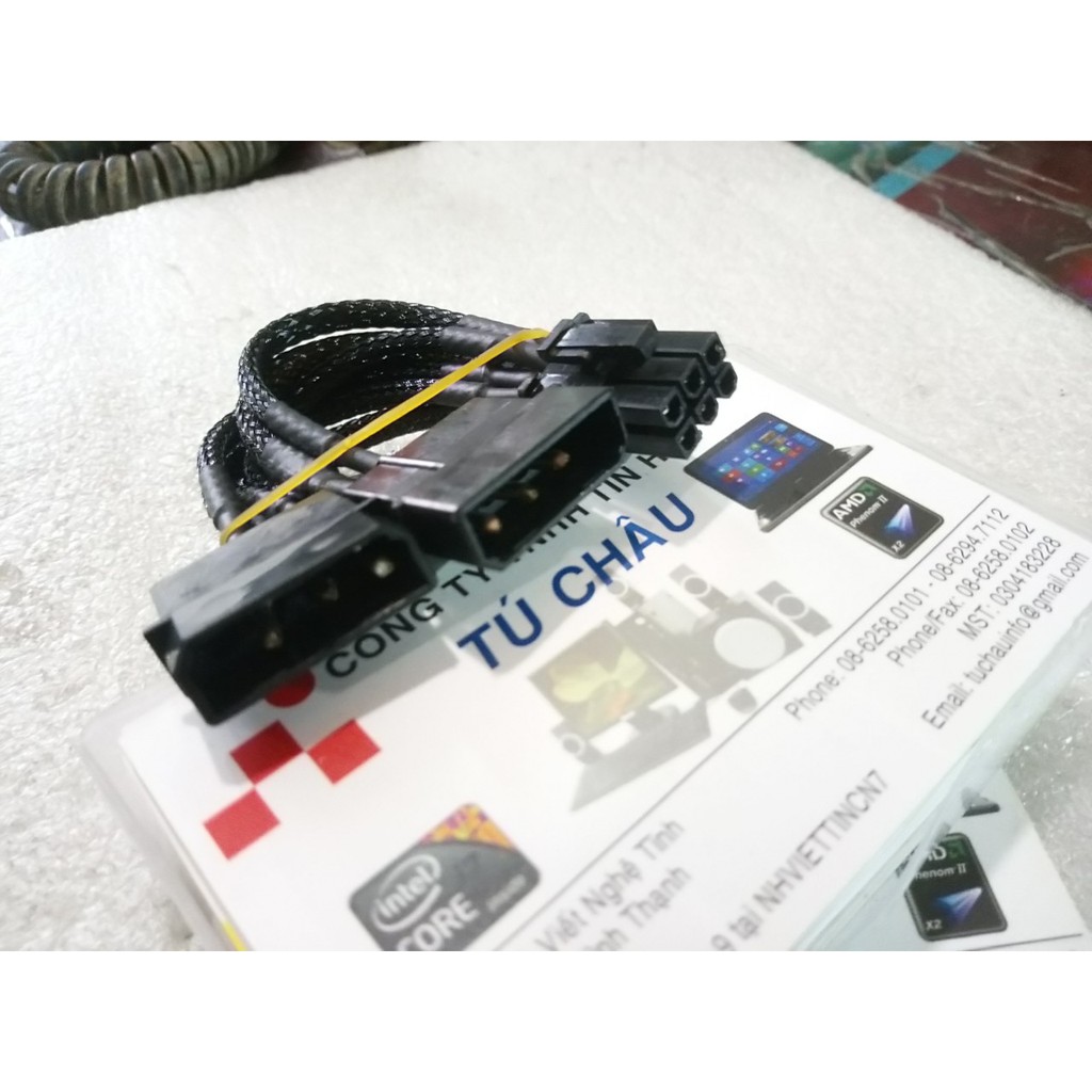Cáp nguồn chuyển từ ATA ra 6 Pin cho VGA - Card màn hình | BigBuy360 - bigbuy360.vn