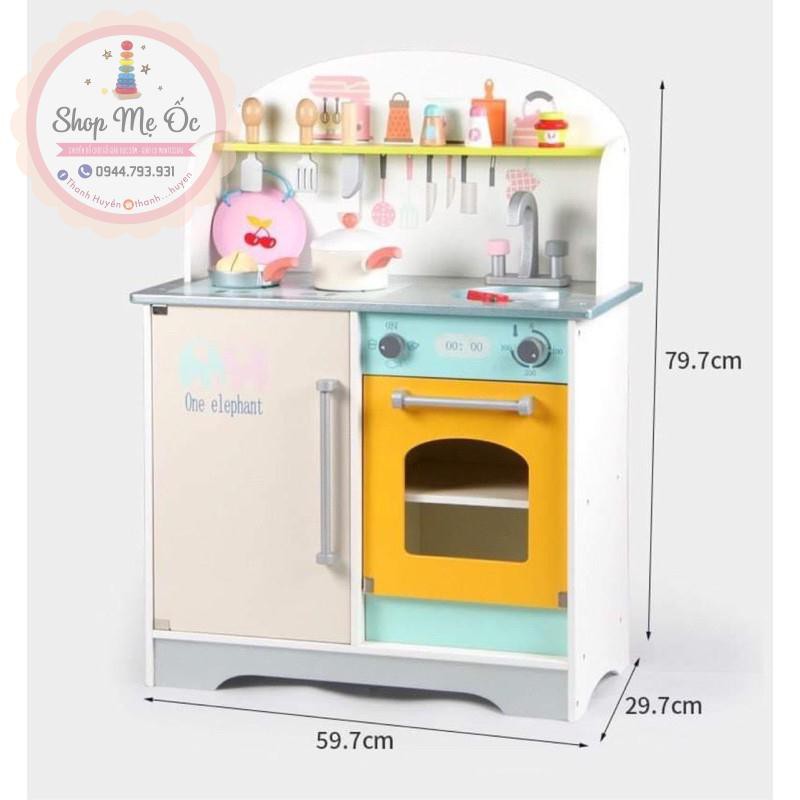 (Hàng có sẵn) Đồ Chơi Gỗ - Nhà Bếp Kiểu Nhật Japanese Kitchen F cao cấp