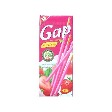 Bánh Que Gap Phủ Kem Dâu Biscuit Stick Coated Strawberry Flavor (Hộp 15g)