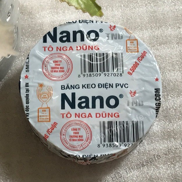 Băng keo điện Tô Nga Dũng Thinksafe, băng dính điện, cách điện, chịu nhiệt 105 độ, chống nước, chống cháy lan, cao cấp