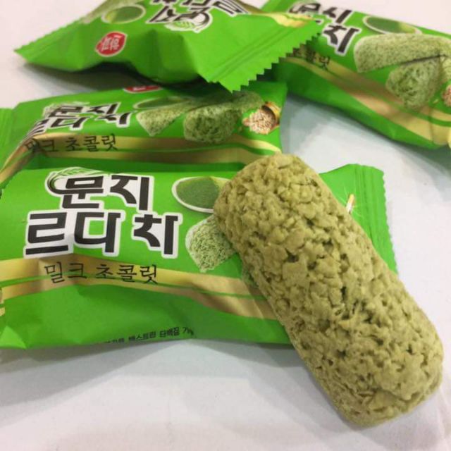 Bánh yến mạch trà xanh Hàn Quốc
