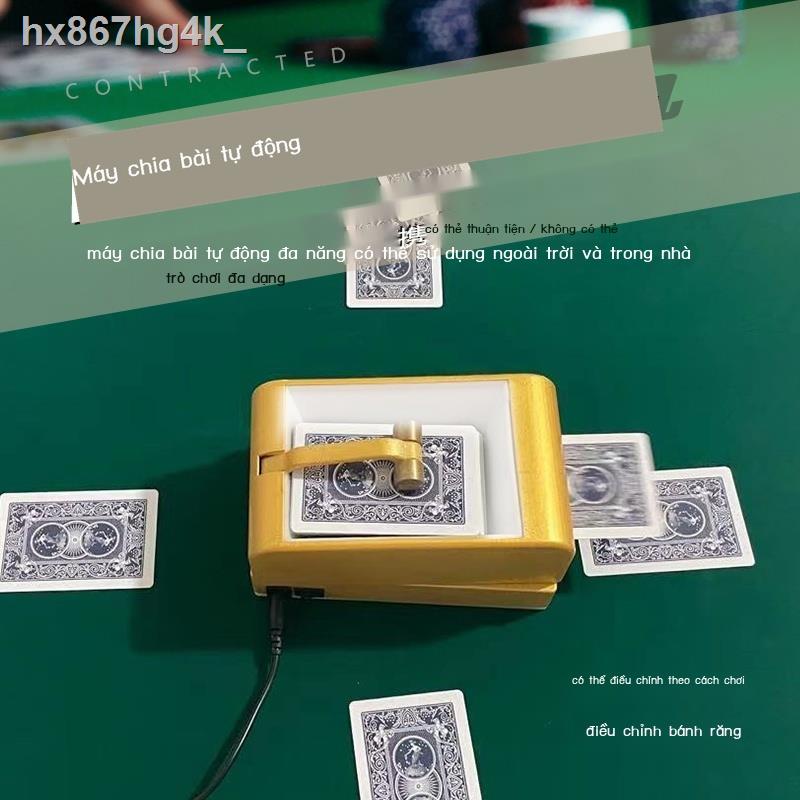 Máy chia bài hoàn toàn tự động mini solitaire trứng thông minh nhiều người chơi địa chủ chiên hoa vàng đạ
