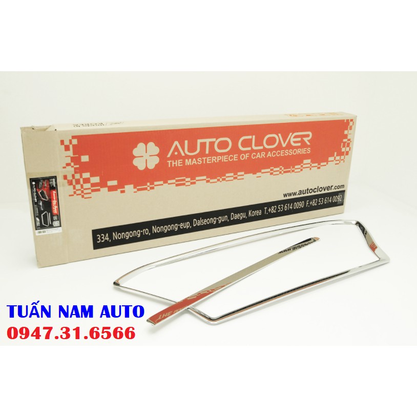 ỐP CA LĂNG GA LĂNG KONA VÀ ỐP VIỀN LƯỚI GĂ LĂNG TRƯỚC KONA CHROME + Made In Korea Auto Clover