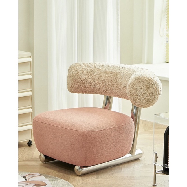 Ghế sofa đơn thư giãn Ski Lougne Chair - Ghế đơn đặt phòng khách, studio Bắc Âu