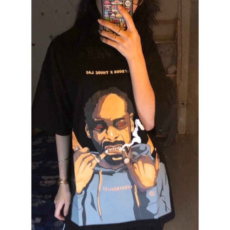 Áo Thun T LÀO Nam Nữ Ulzzang Unisex Rubystore Moonstore