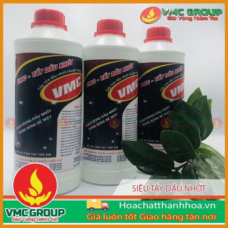 ĐÁNH BAY CÁC VẾT DẦU NHỚT TRÊN MỌI BỀ MẶT VỚI SIÊU TẨY DẦU NHỚT VMC