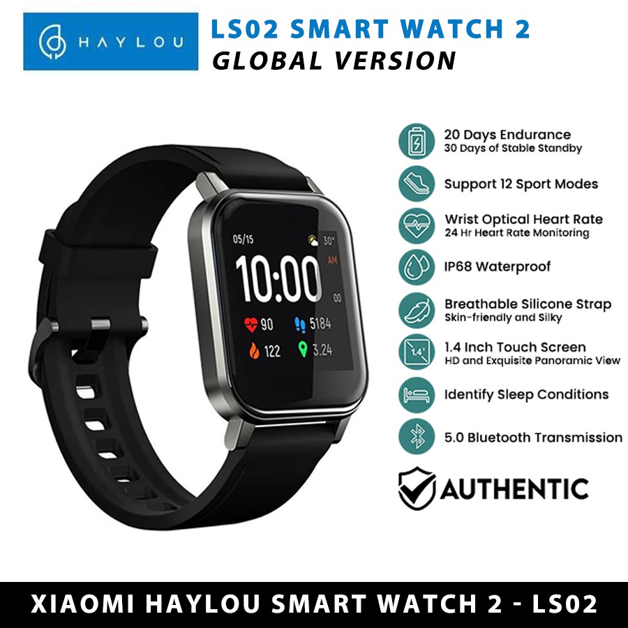 Đồng hồ thông minh Haylou Smart Watch 2 LS02 (Bản quốc tế)