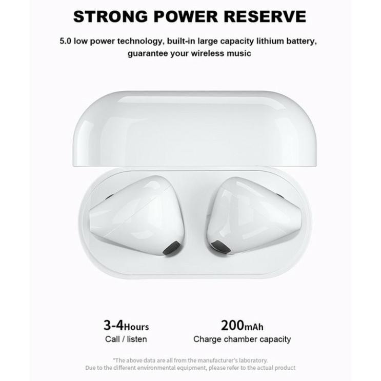 Tai nghe Airpod Pro 4 Blutooth Đàm thoại, âm thanh sắc nét, đổi tên và định vị chuẩn 2021 BH 1 Đổi 1 Trong 6 Tháng