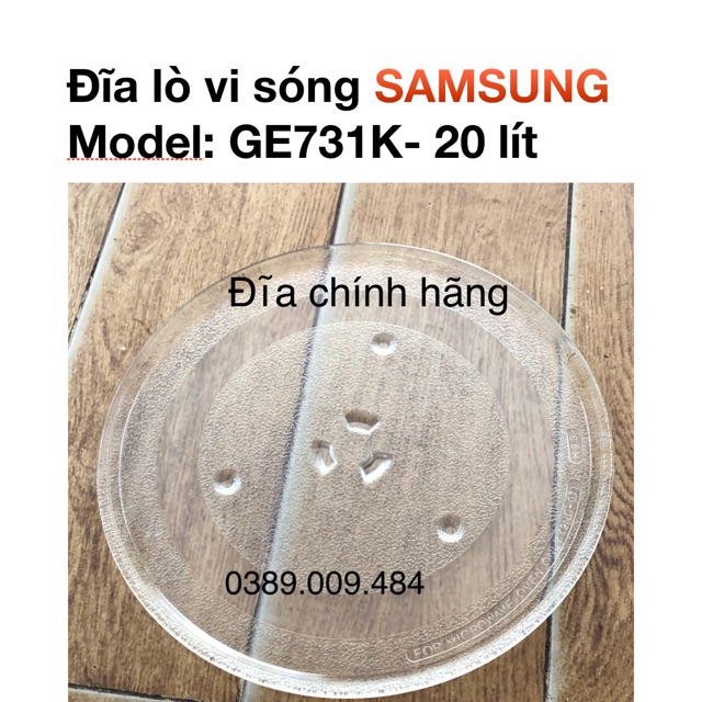 Đĩa lò vi sóng Samsung kích thước 25.5cm chính hãng