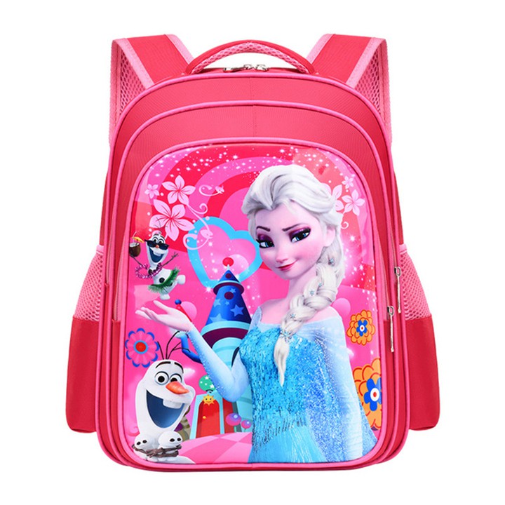Balo Thời Trang Học Sinh Chống Nước, Hình Công Chúa ELSA Size 42cm BALO-533