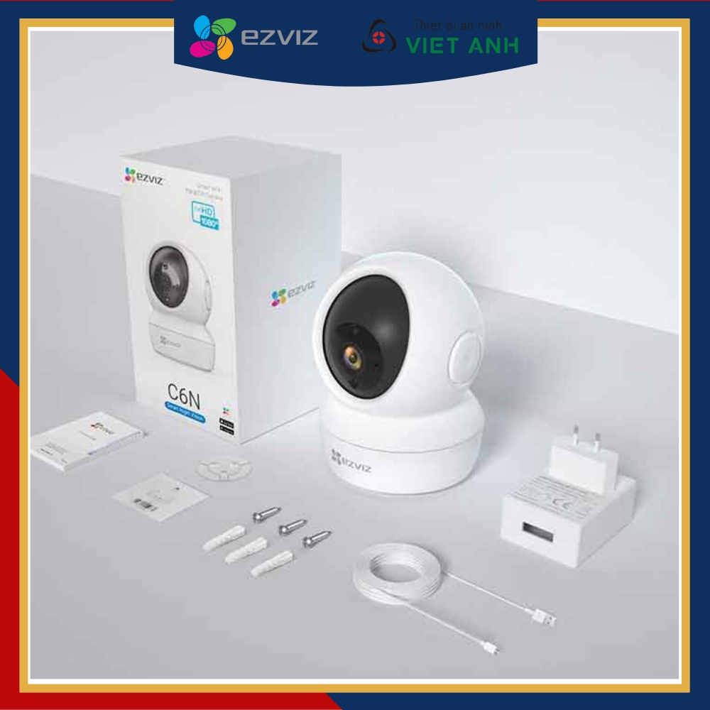 Camera Ezviz C6N 1080P 2MP - Camera Wifi Không Dây - Quay 360 Độ - Siêu Nét- Hàng Chính Hãng | BigBuy360 - bigbuy360.vn