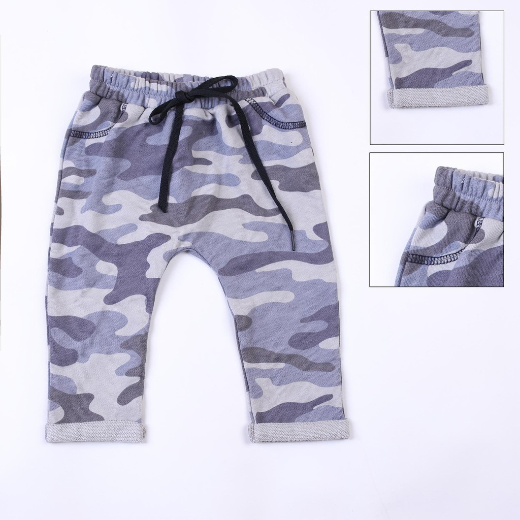 Quần nỉ dài bo gấu bé trai đũng tròn size 1-5T, cho bạn từ 9-18kg. Chất nỉ da cá dày dặn, đanh tay. Hình in đẹp, dễ phối