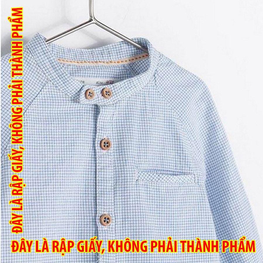 Rập giấy 30010 - Sơmi raglan Người lớn