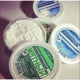 Hộp bột trắng răng Nga chống viêm răng, làm trắng răng 75g